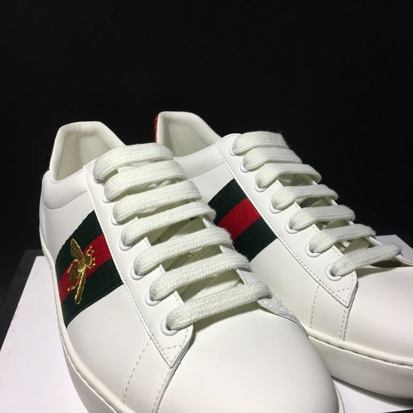 Gucci white fashion sneakers